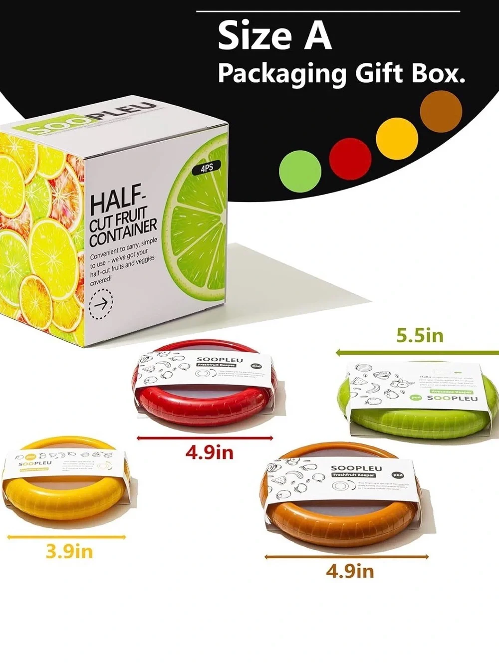 Silicone food huggers NWT